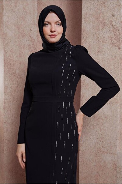 Alvina TAŞ BASKILI ELBİSE 42886