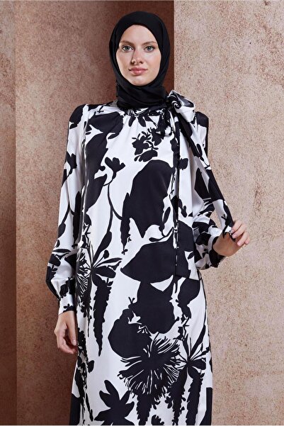 Alvina Сукня з атласним візерунком - 44606