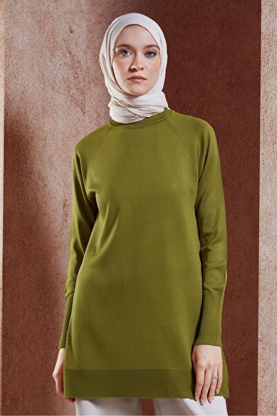 Alvina DÜĞME DETAYLI TRİKO TUNİK 45018