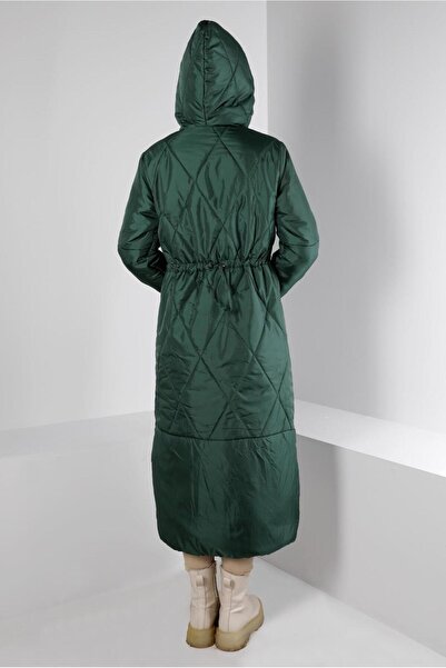 Alvina Drawsting Hooded Inflatable Coat 90320