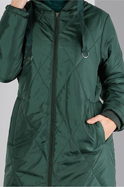 Alvina Drawsting Hooded Inflatable Coat 90320