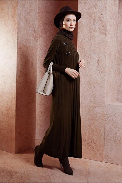 Alvina Stone Detailed Knitwear Dress 44917