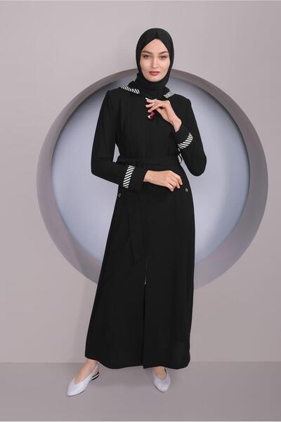 Alvina ŞERİT DETAYLI KAPÜŞONLU PARDESÜ 10331