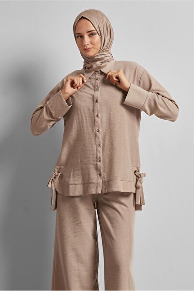 Alvina Tie-Up Detail Pants Suit 45775