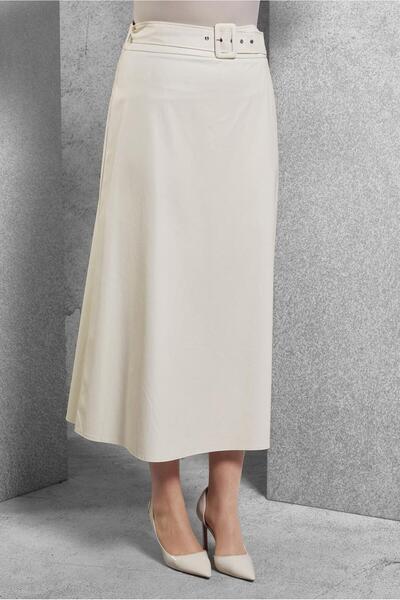 Alvina KEMERLİ SUNİ DERİ ETEK 60629