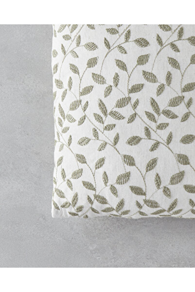 English Home Shine Line Throw Pillow Cover 42X42 cm Green