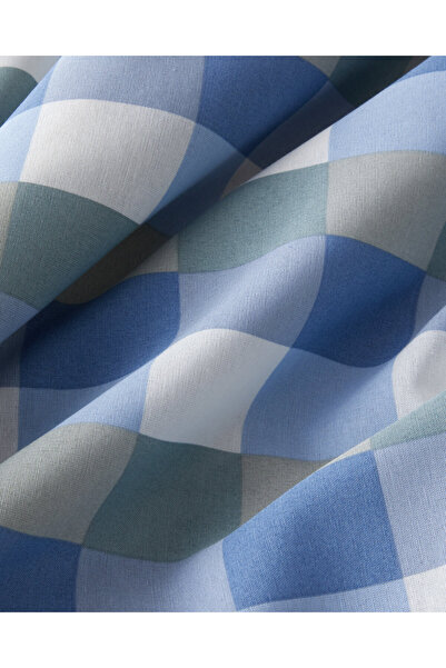 English Home Cuby Kolay Ütülenir Tek Kişilik Nevresim Seti 160x220 cm Seledon - Mavi