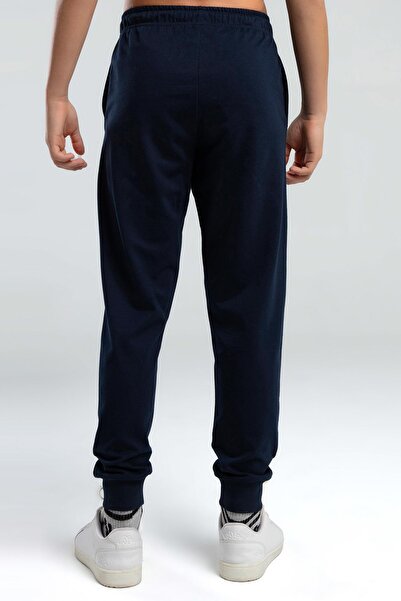 Kappa Authentic John Erkek Çocuk Lacivert Regular Fit Eşofman Altı
