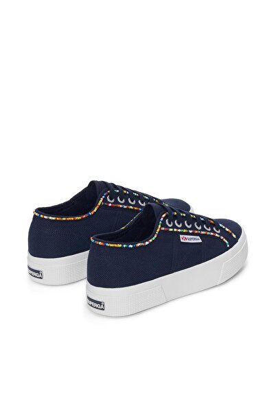 Superga 2740 Multicolor Beads Kadın Lacivert Sneaker