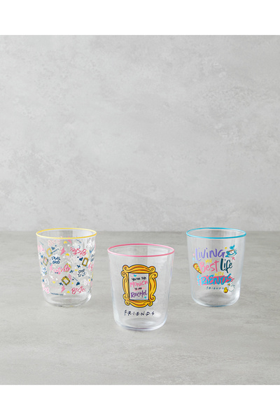 English Home كوب فريندز كام ثلاثي الأغطية مرخص، سعة 315 مل، ملون