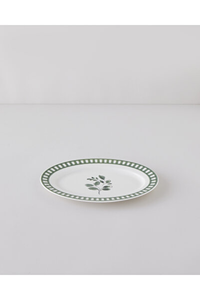 English Home Gardenia Porcelain Boat Plate 30 cm Green
