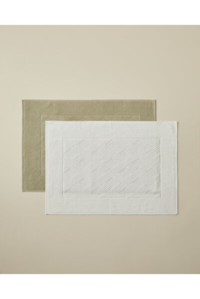 English Home Chic Diamond Cotton Foot Towel 50X70 cm Ivory