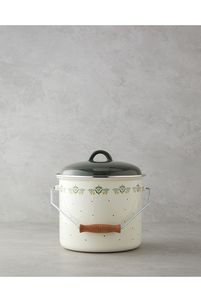 English Home Botanic Garden Emaye Bakraç 20 cm Yeşil