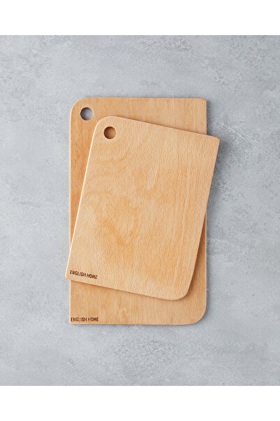 English Home Bety Kayın 2'li Kesme Tahtası 19x26 cm - 21x35 cm Natural