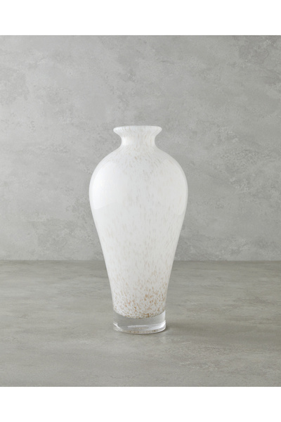 English Home Elegante Cam Vazo 29 cm Beyaz