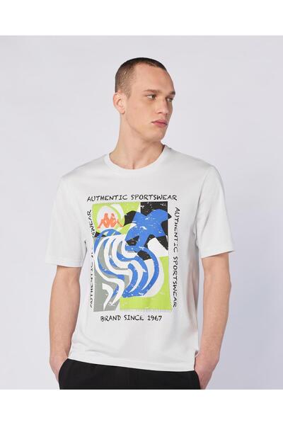 Kappa Hibbs Tee Erkek Gri Comfort Tişört