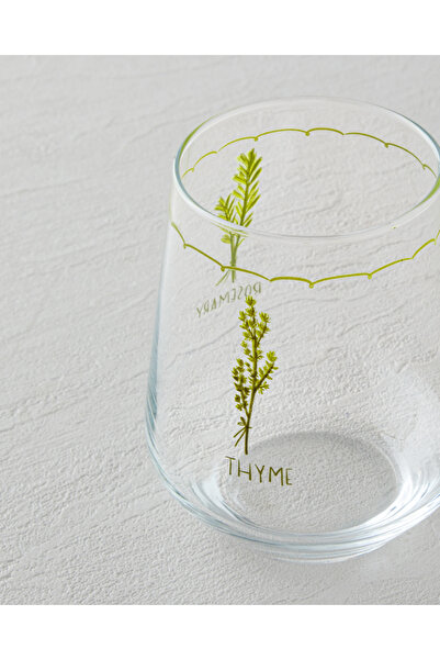 English Home Parsley Glass 4-Piece Set 425 ml Green