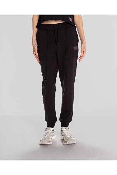 Kappa Authentic Jemima Pants Kadın Siyah Regular Fit Eşofman Altı