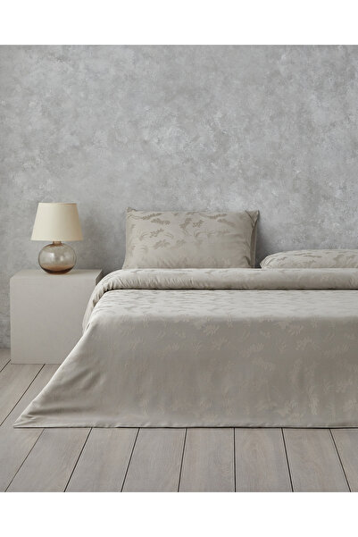 English Home Σετ Παπλωματοθήκη Glare Jacquard Μονή 160x220 cm Μπεζ
