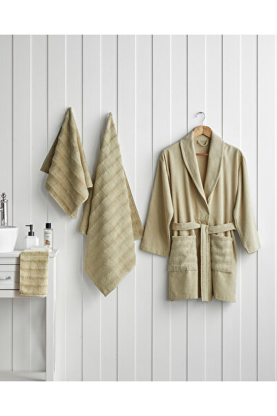 English Home Бавовняний рушник для обличчя Bubble 50x80 см, світло-зелений