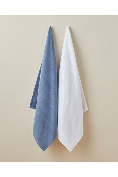 English Home Sandy Stripe Cotton Bath Towel 80X150 cm White