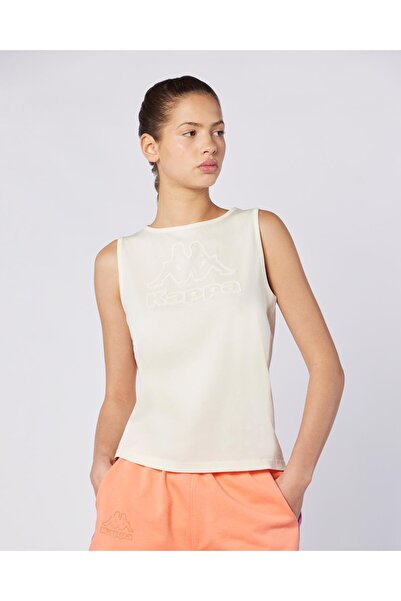 Kappa Gria Tur Kadın Beyaz Regular Fit Atlet