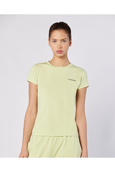 Kappa Logo Jendy Kadın Yeşil Teal Regular Fit Tişört