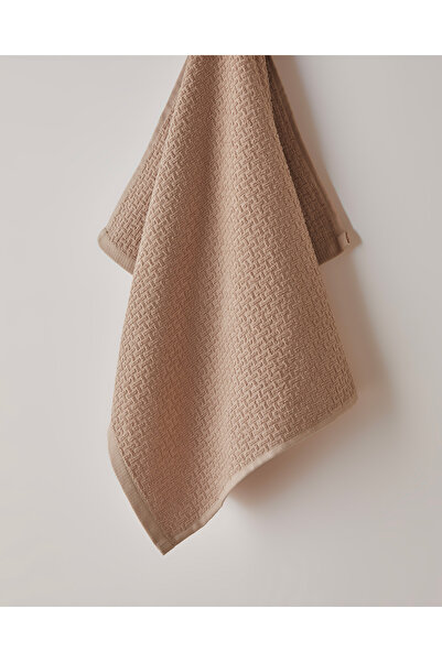 English Home Grid Cotton Face Towel 50X70 cm Salmon