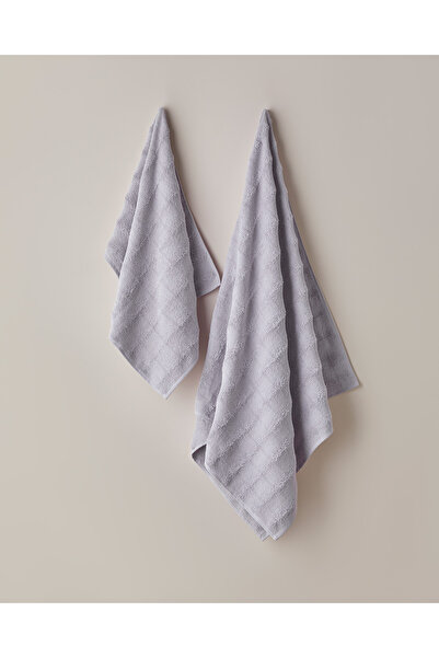 English Home Bubble Cotton Face Towel 50X80 cm Lilac