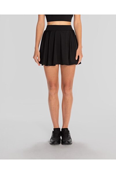 Kappa Emma Short-Etek Kadın Siyah Regular Fit Şort Etek