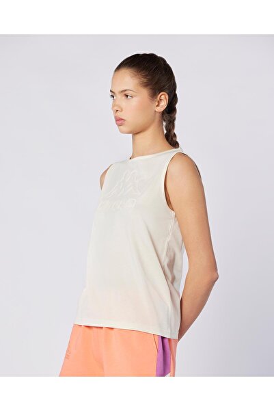 Kappa Gria Tur Kadın Beyaz Regular Fit Atlet