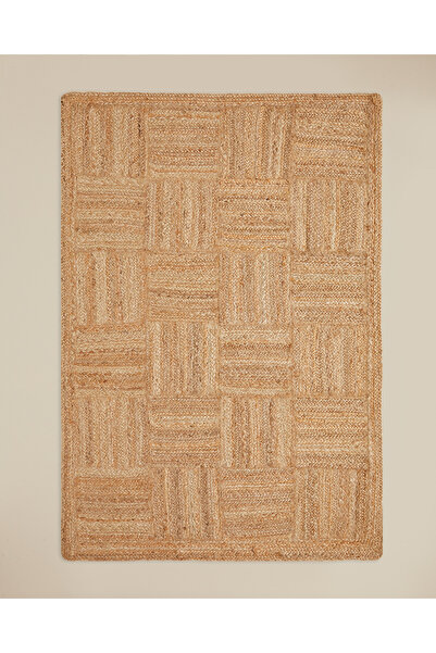 English Home Amy Dekoratif Jüt Kilim 80x150 cm Natural