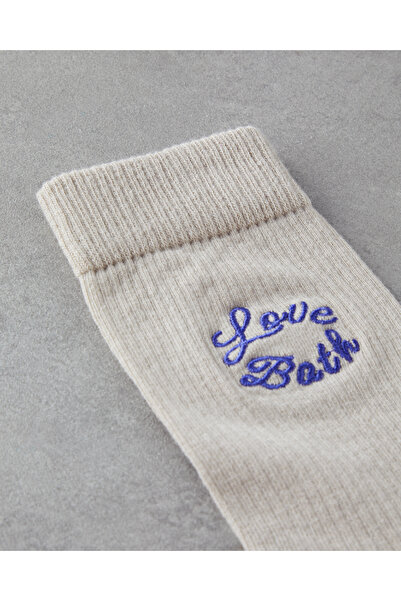 English Home Love Bath Ανδρικές Κάλτσες 40-44 Κρέμα