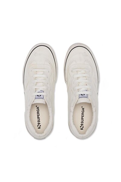 Superga 2941 Revolley Stone Washed Unisex Beyaz Bileksiz Sneaker