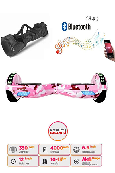 CityMate Elektrikli Kaykay Full Ledli Hoverboard Bluetooth Hoparlörlü 6.5 Inch D05