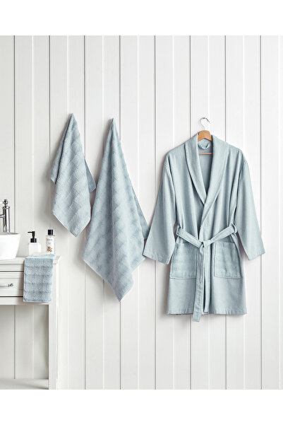 English Home Бавовняний рушник для ванної Bubble 70x140 см М'ята