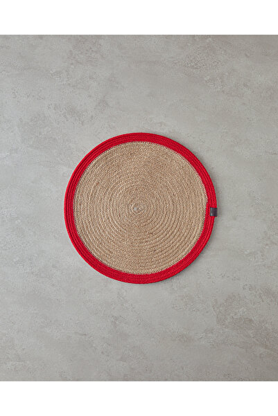 English Home Set de 2 farfurii americane Karlina Jute, roșii