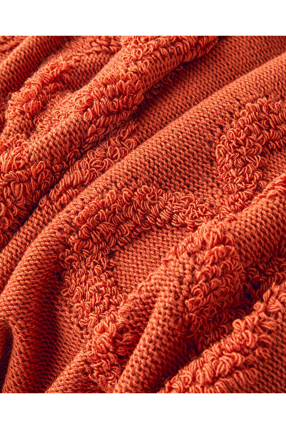 English Home Luxwrap Triko Koltuk Şalı Kiremit