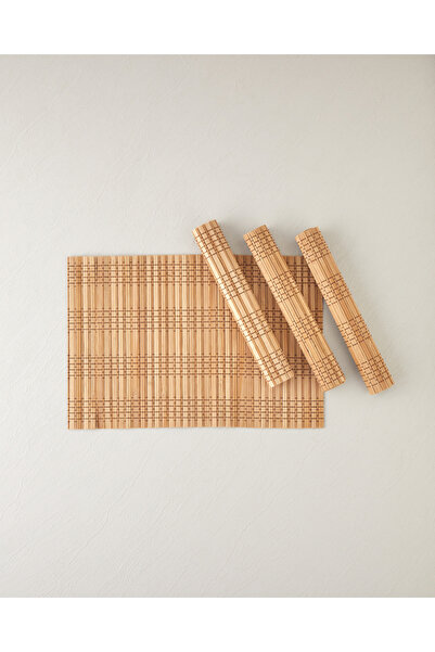 English Home Breeze Bamboo 4-Piece American Service Honey