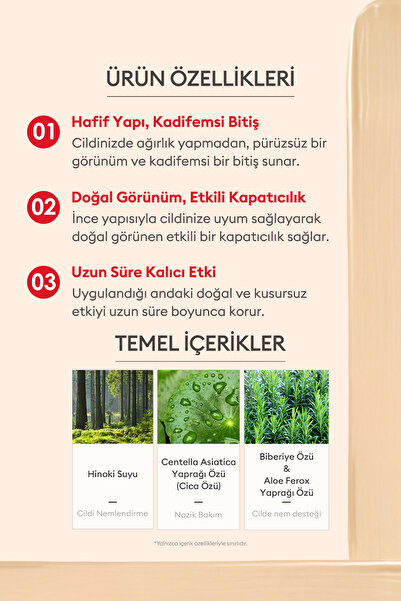 Missha Kadife Mat Görünüm Sağlayan Cushion Fondöten 15g Velvet Finish Cushion Spf 50 No.21