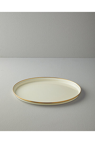 English Home Isidora Emaye Yuvarlak Tepsi 33 Cm Krem