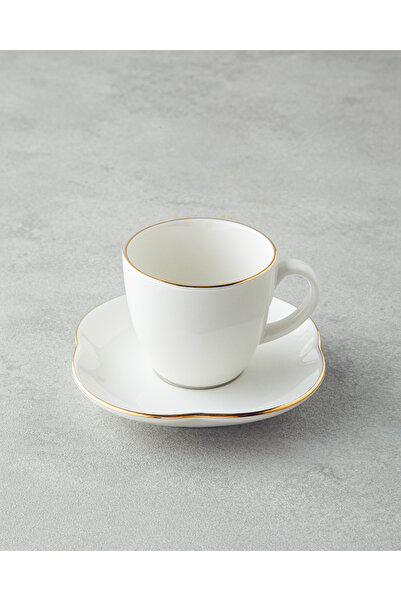 English Home Set cești de cafea Aren Porțelan 4 piese pentru 2 persoane 80 ml Aur