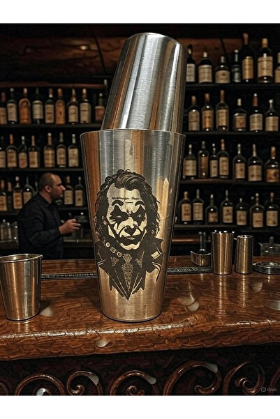 Bar Boss Profesyonel Tattoo Joker Kokteyl Shaker 800 Ml