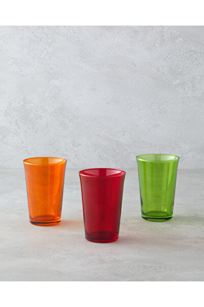 English Home Hues Glass 3-Piece Glass Set 290 ml Colored