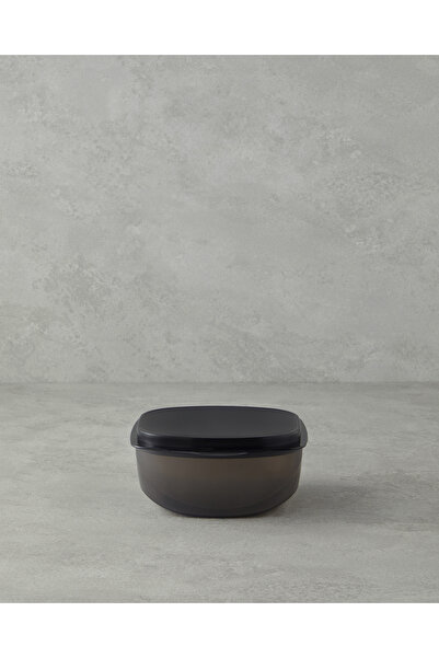 English Home Morgan Plastic Storage Container 16X16 cm Black