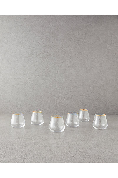 English Home Gracy Kristalin 6-Piece Glass 340 ml Gold