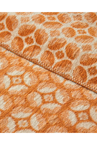 English Home Florette Akrilik Pamuklu Çift Kişilik Battaniye Sarı