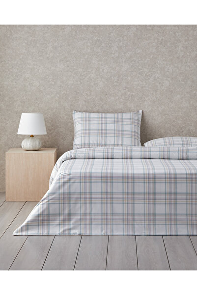 English Home Spektrum Line Pamuklu Tek Kişilik Nevresim Seti 160x220 cm Yeşil...