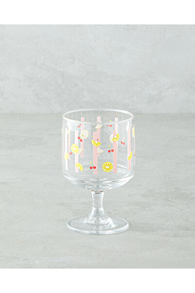 English Home Cherrylim Glass 3-Piece Cup - Ice Cream Bowl 300 ml Colorful