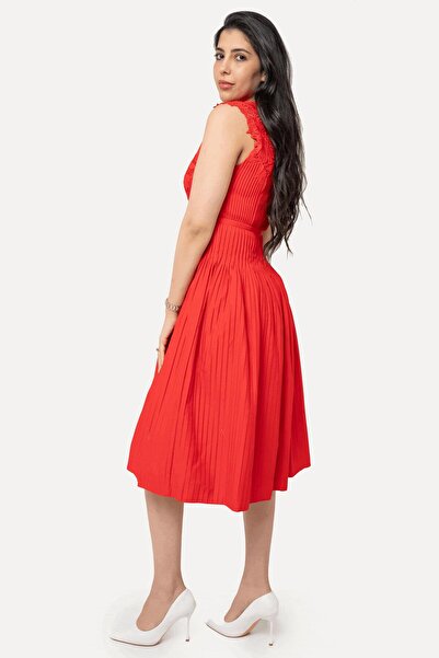 Nichii Women's Sleeveless Midi Dress